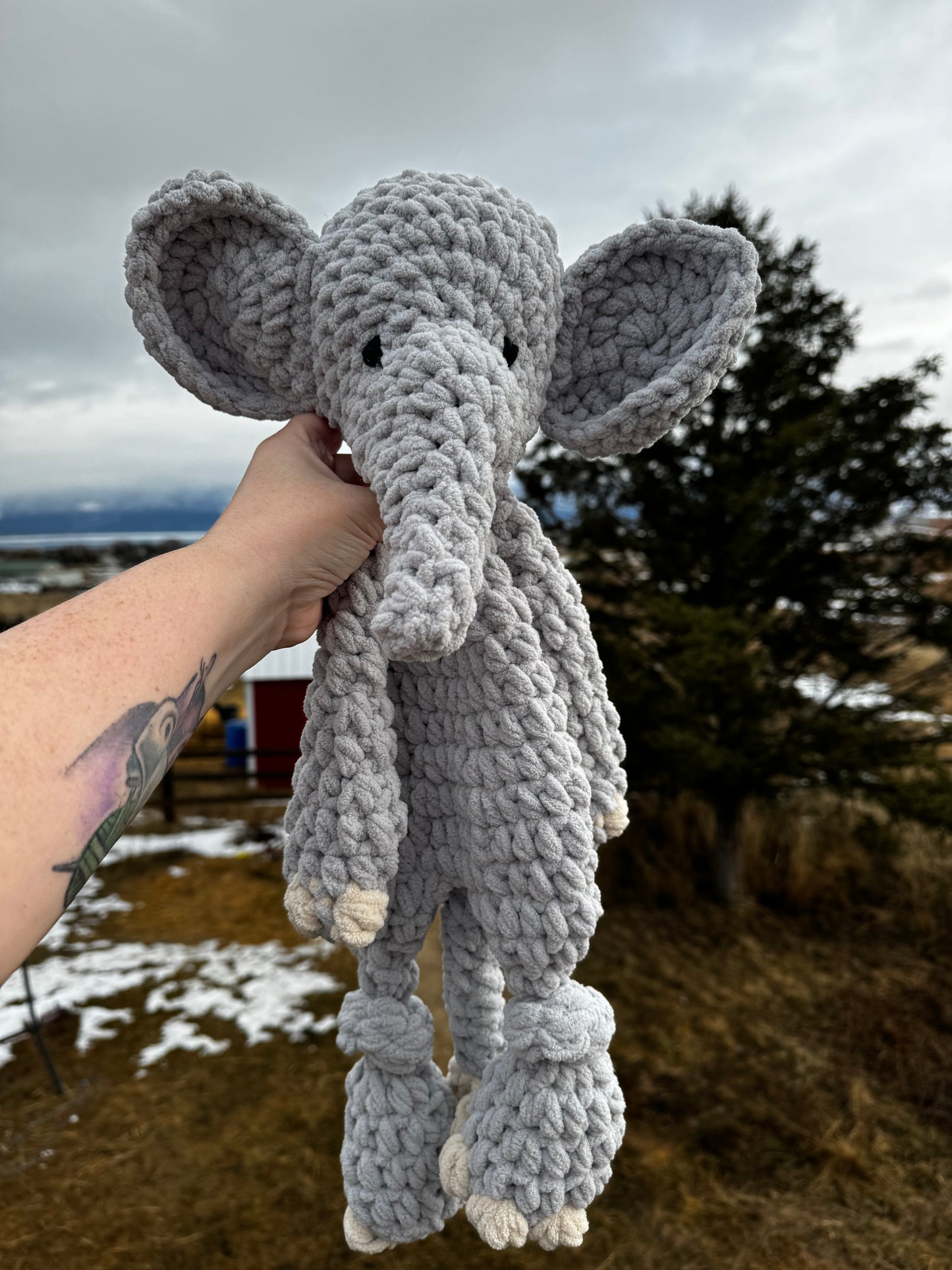 Emotional Support Cuddlers: Plush Elephant