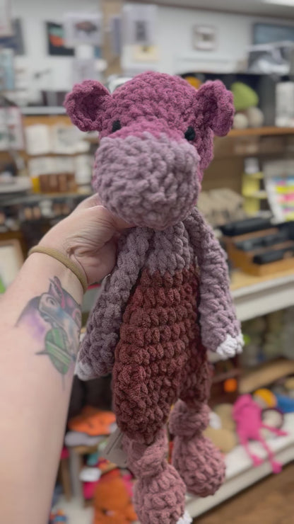 Emotional Support Cuddlers: Plush Hippo