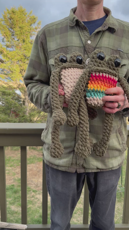 Emotional Support Cuddlers: Rainbow Toad